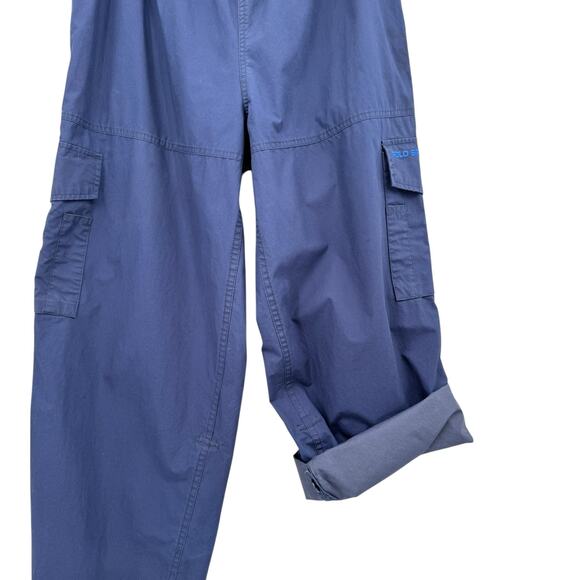 Polo Sport Ralph Lauren Soft Shell Oversized Navy Casual Workout Pants - Picture 6 of 9